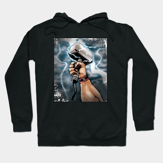 Thor Hammer Hoodie by DubyaTee